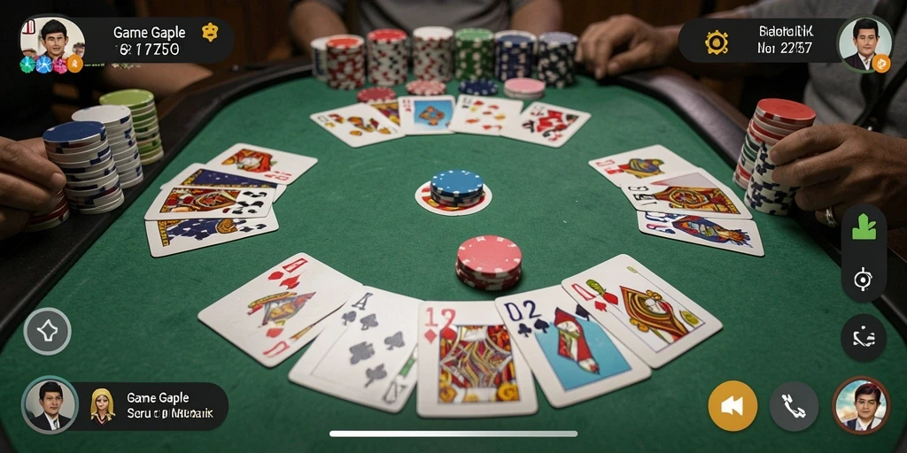 Screenshot gameplay Gaple 2757 yang menarik dan penuh tantangan.