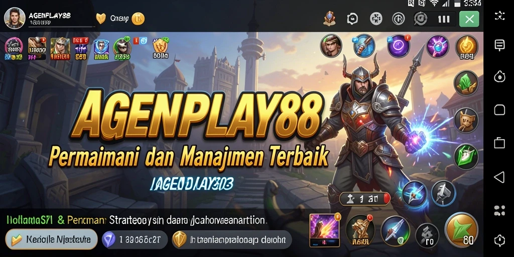 Screenshot menunjukkan gameplay AGENPLAY88 yang seru dan strategis.