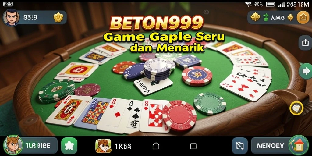 Tampilan menarik dari permainan Gaple di BETON999