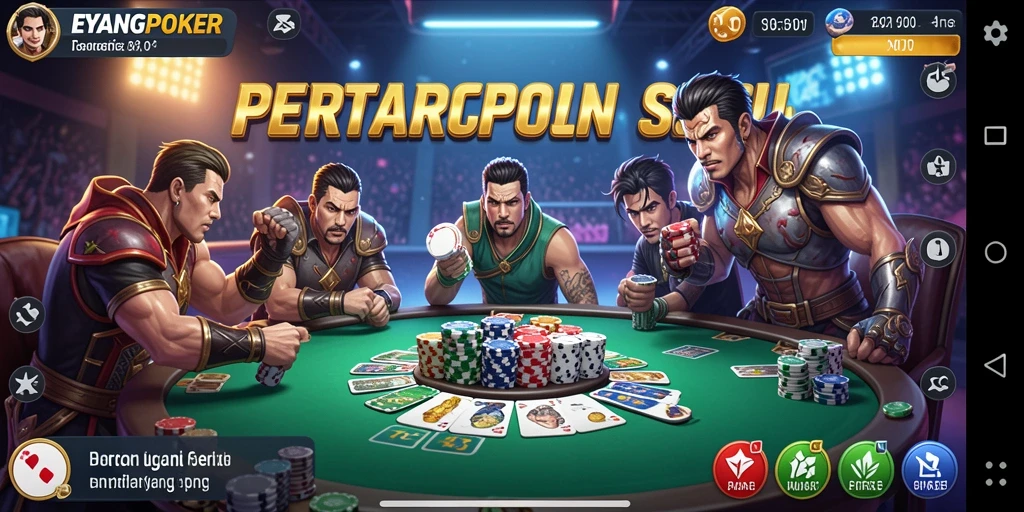 Gameplay seru dan mendebarkan di EYANGPOKER.