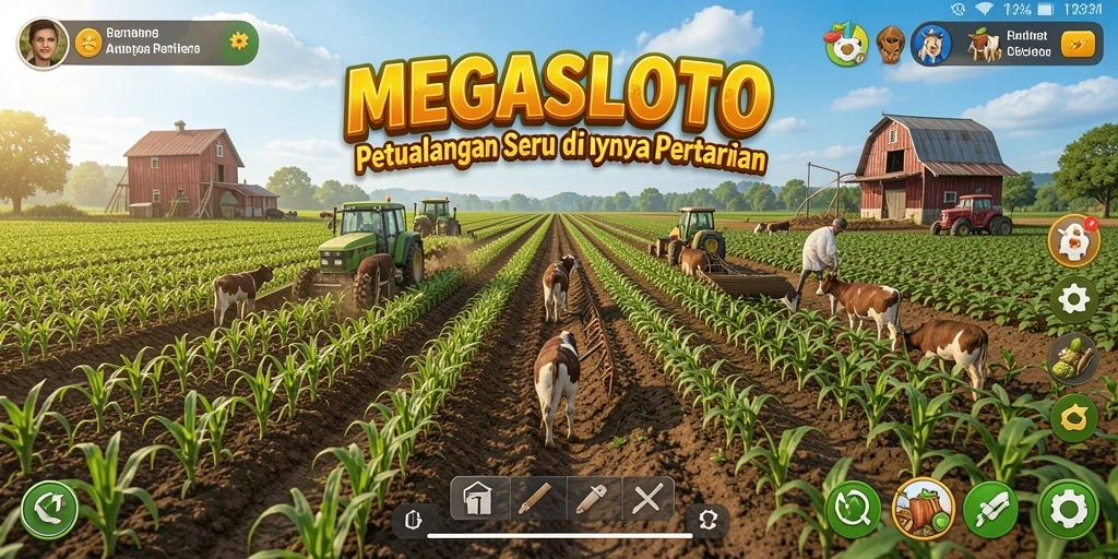 Pengalaman gameplay seru di dunia pertanian MEGASLOTO.