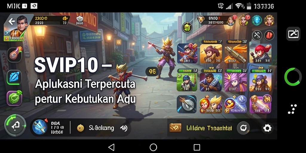 Tampilan antarmuka SVIP10 yang sederhana dan efisien untuk pengguna.